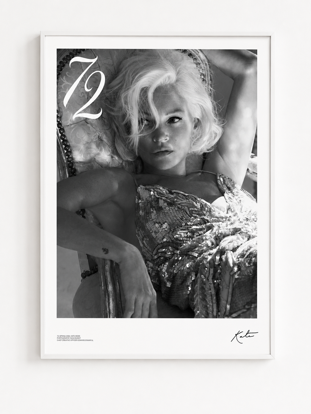 Kate Moss 72 Limited Edition Poster – EE72
