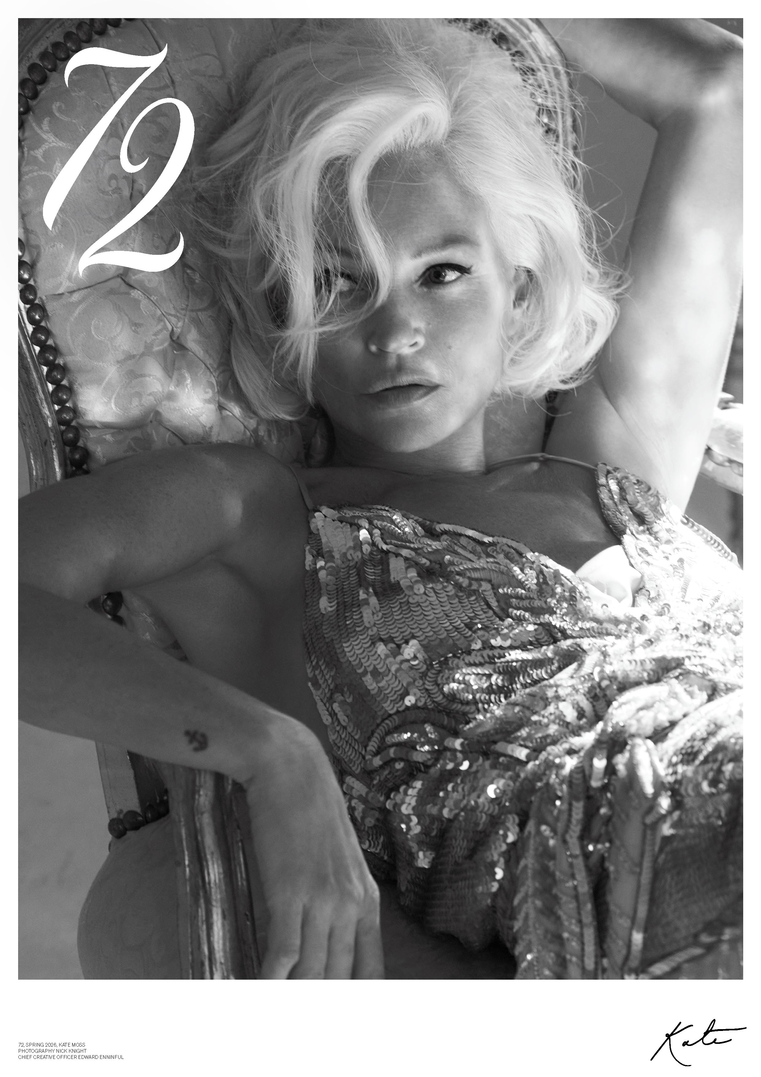 Kate Moss 72 Limited Edition Poster – EE72